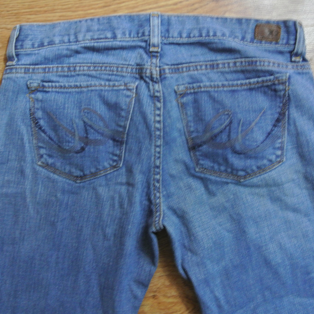 X2 6 Flare Jeans 33 Inseam Washing Quality Denim